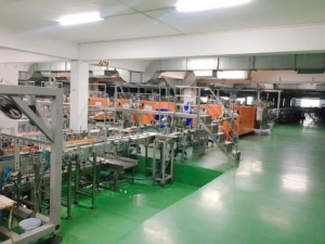 Ballpoint pen assembly line